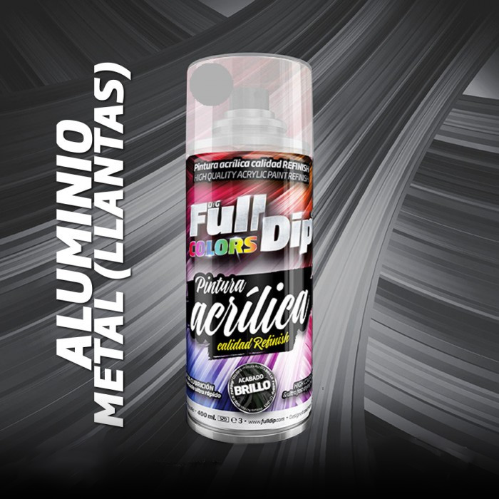 Full Dip Lackfärg - Metallic - Aluminium (Fälg) Satin
