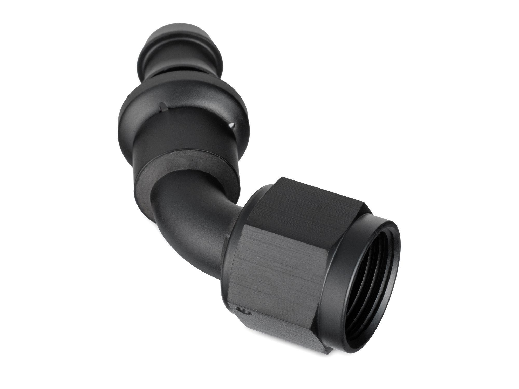 Wortex AN10 Slangkoppling 60 Grader Push-on Svart