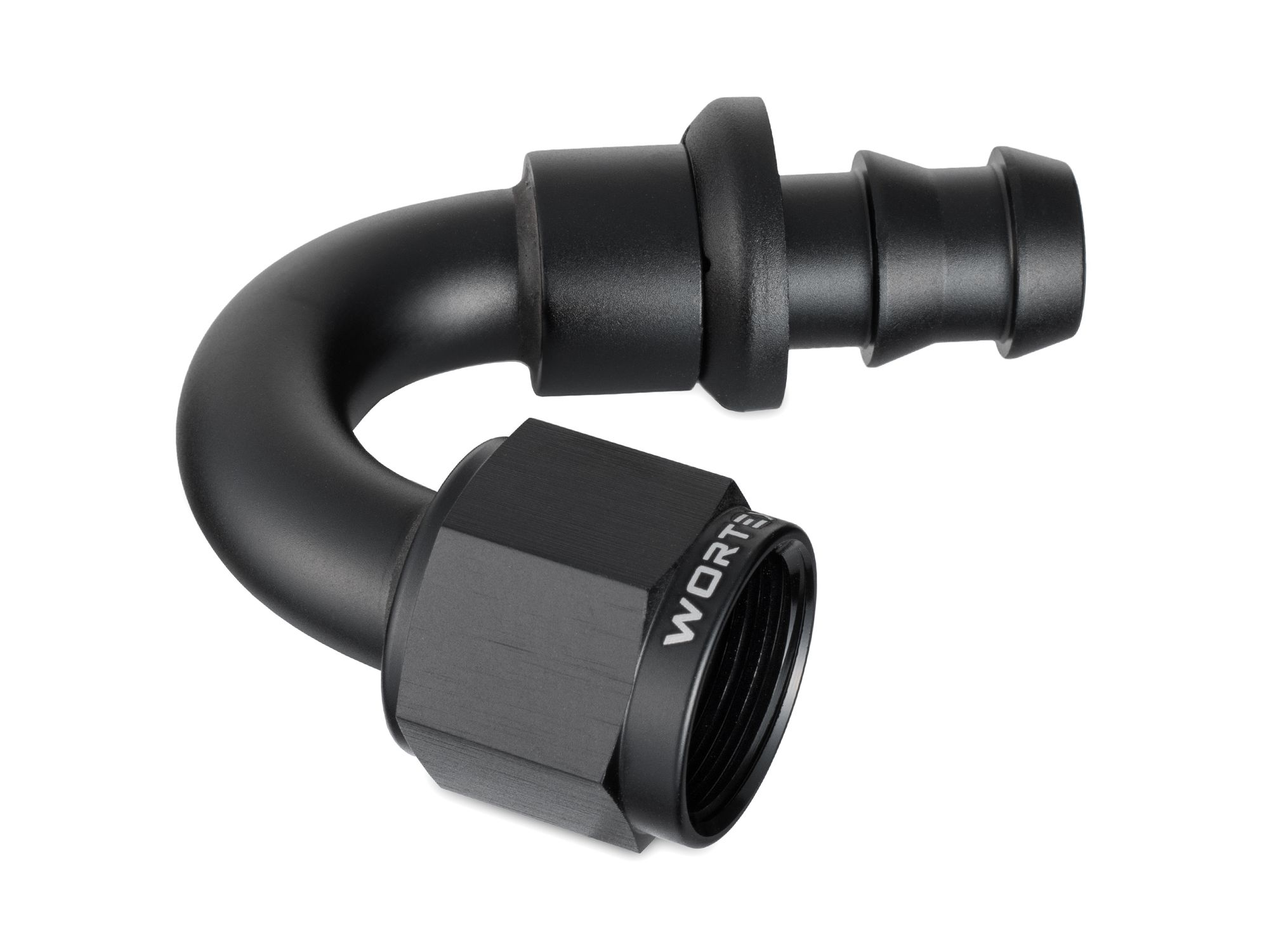 Wortex AN10 Slangkoppling 150 Grader Push-on Svart