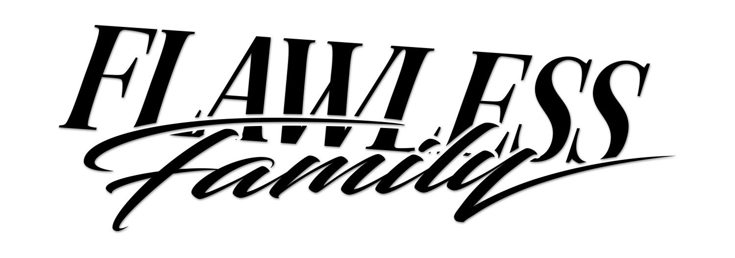 Arcticlean Flawless Family Sticker 20 cm - Svart