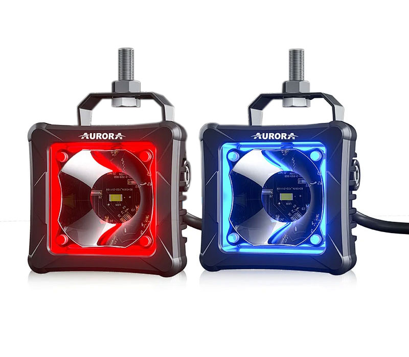 Aurora D3 LED Arbetsbelysning med RGB 3'' - 2 x 30W