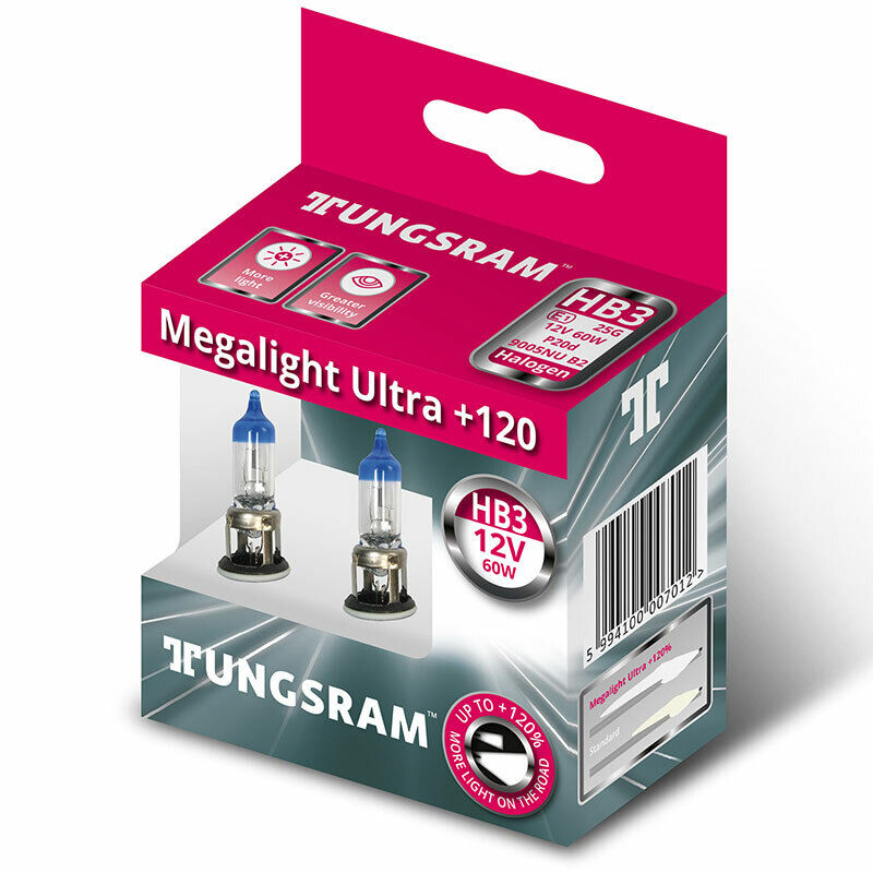 HB3 Tungsram Megalight Ultra +120% - PAR