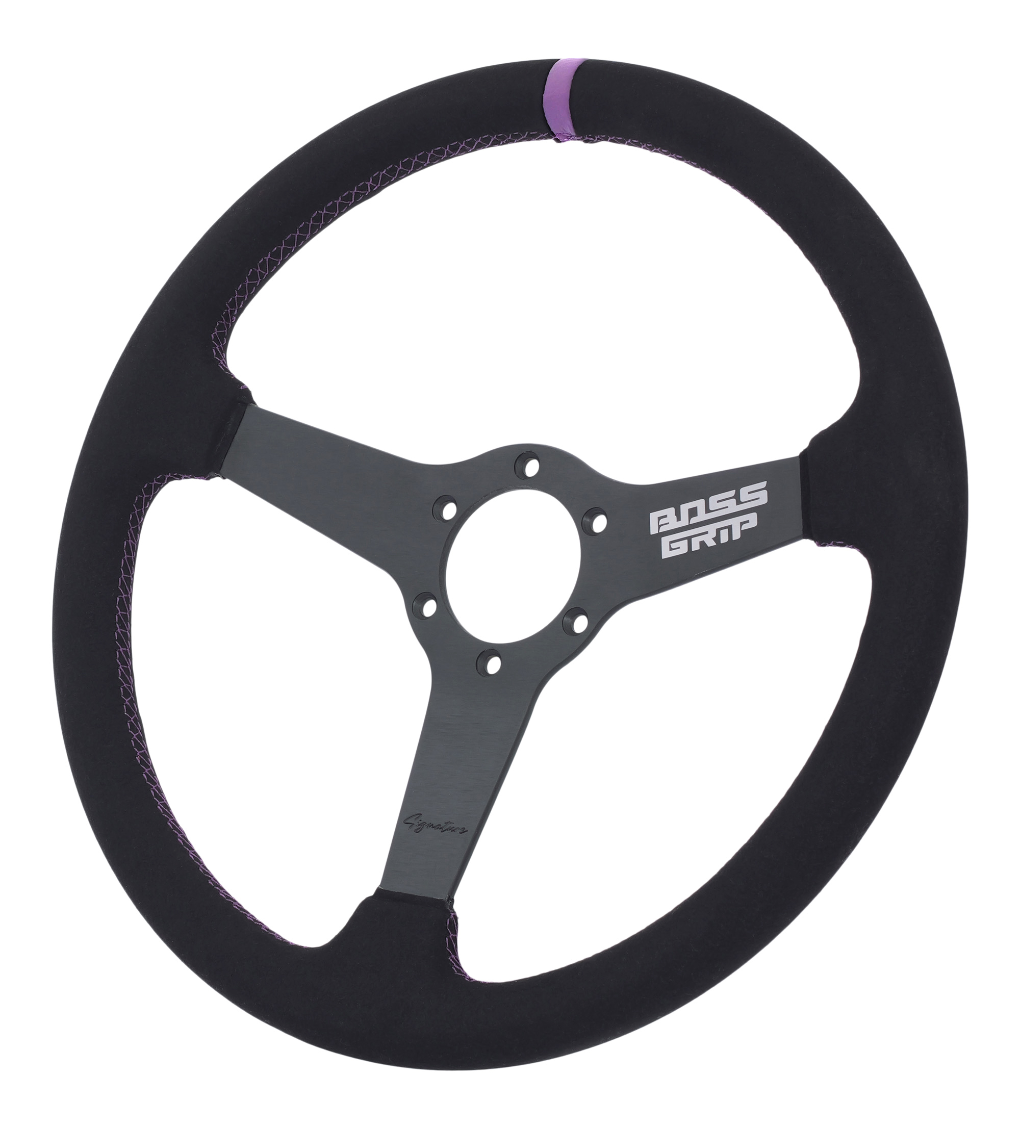 Boss Grip Signature Sportratt - Lila Centrumlinje - Race Dish (35mm)