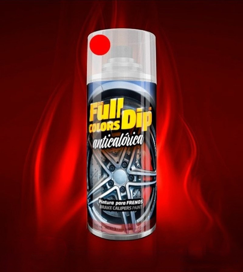 Full Dip Bromsoksfärg Spray - Röd