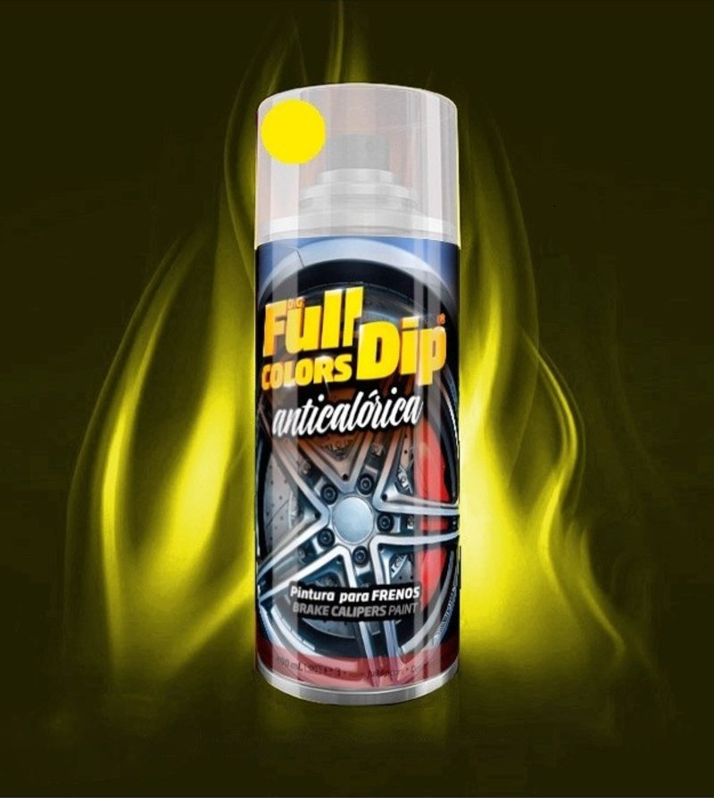 Full Dip Bromsoksfärg Spray - Gul