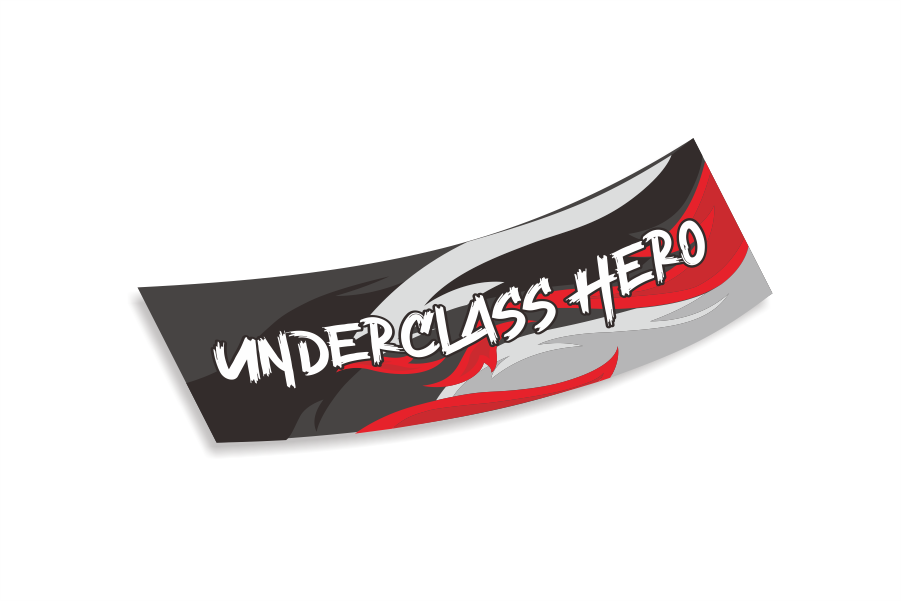 Klistermärke Underclass Hero