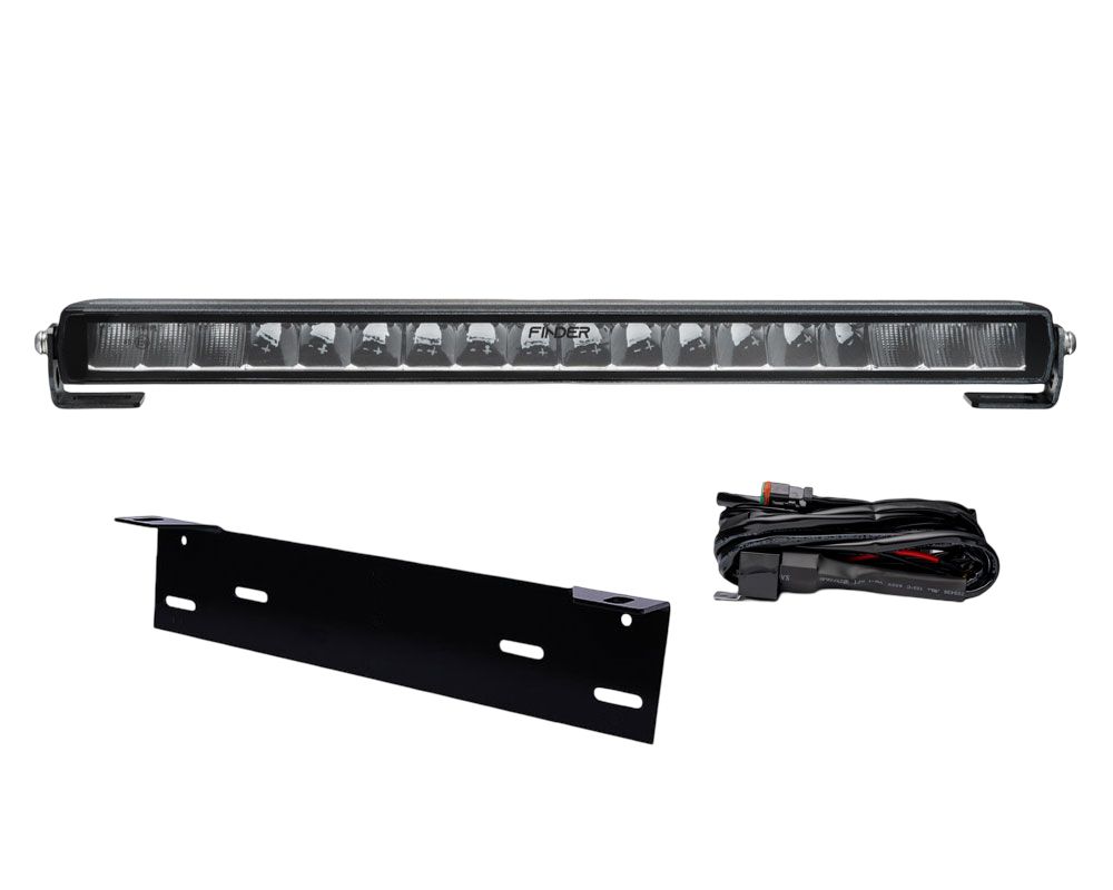 Finder Beam LED-Ramp Paket 20'' - Svart fäste