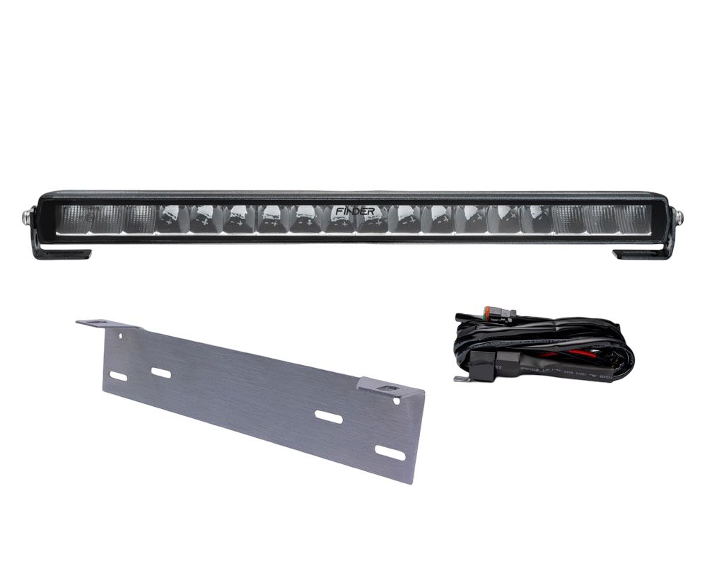 Finder Beam LED-Ramp Paket 20'' - Rostfritt fäste