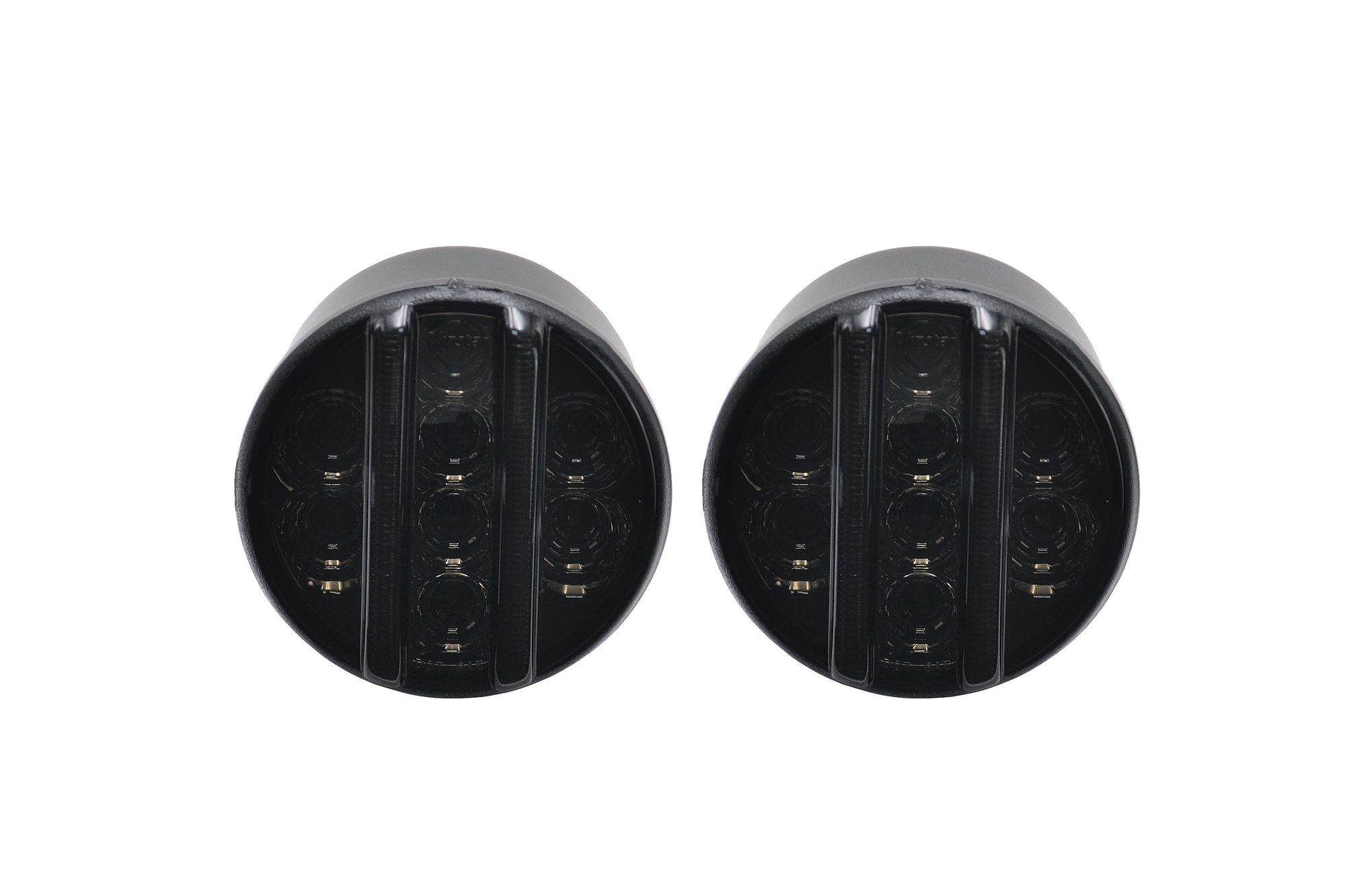Finder DRL Framblinkers LED Smoke - Jeep Wrangler JK (07-17)