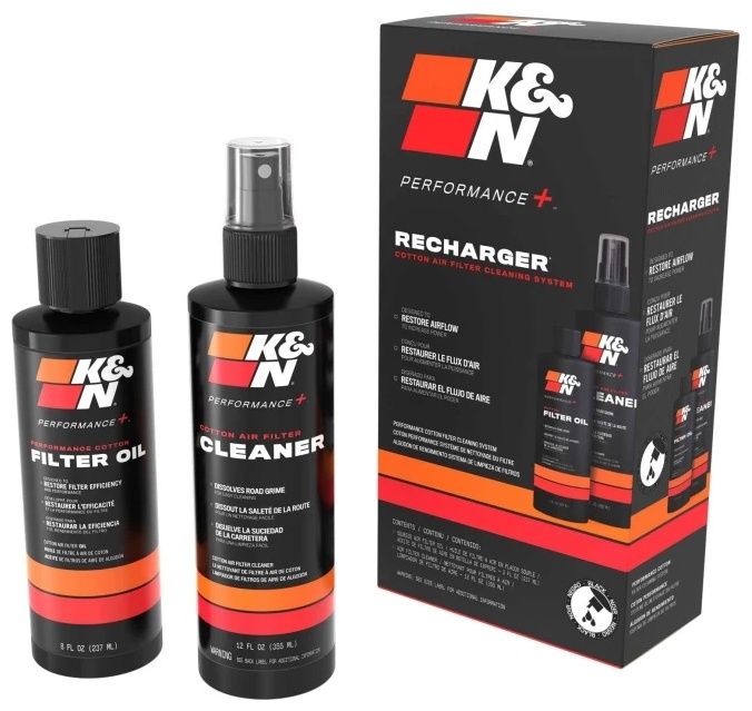 K&N Filterservicekit - Squeeze Svart