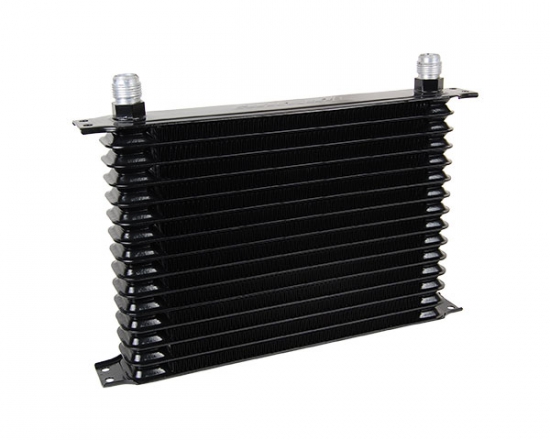 Torque AN10 oljekylare - 15 rader (svart)