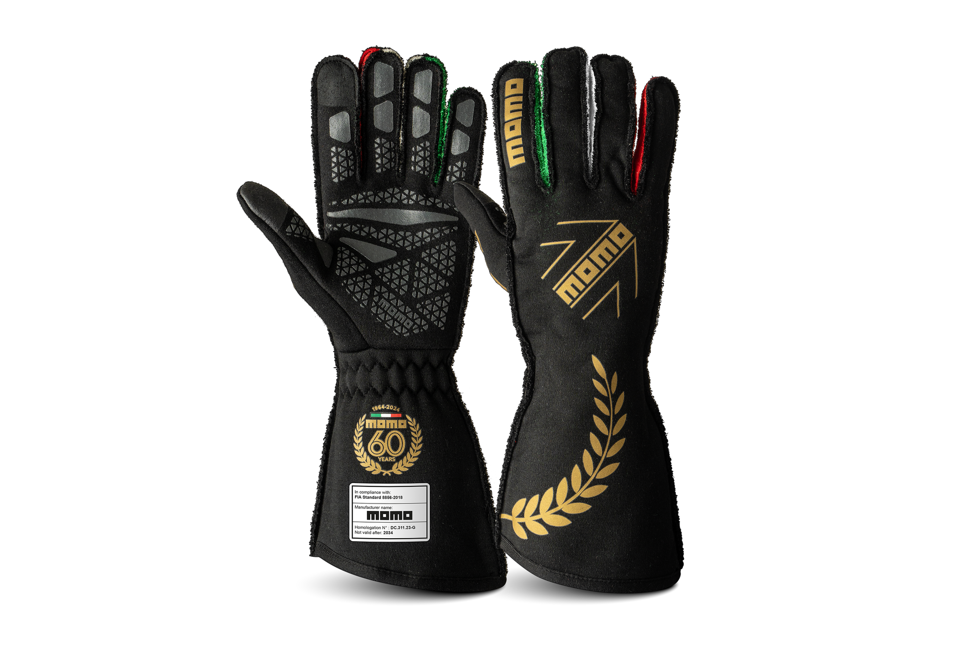 Momo Corsa Pro Anniversario Racehandske FIA - Svart (M/10)