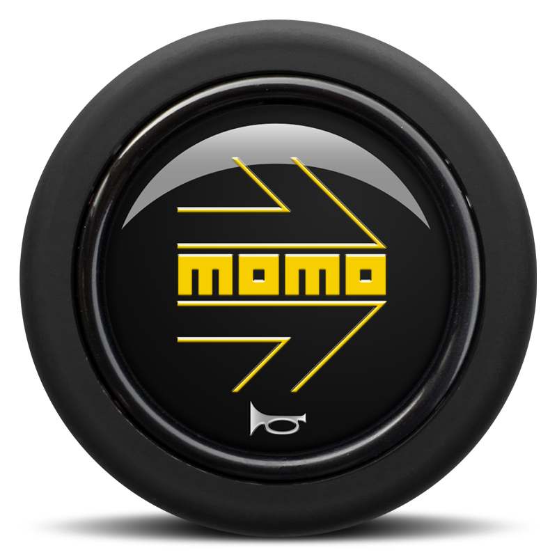 Momo Arrow Signalhornsknapp - Svart