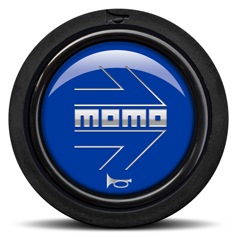 Momo Arrow Signalhornsknapp - Blå