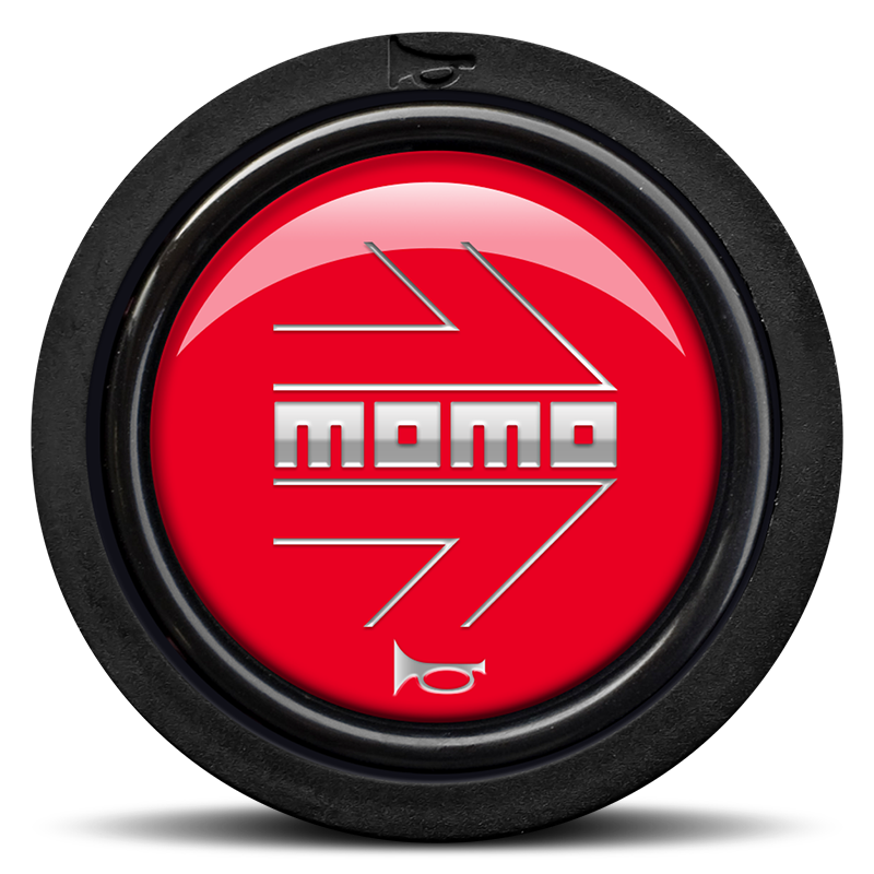 Momo Arrow Signalhornsknapp - Röd