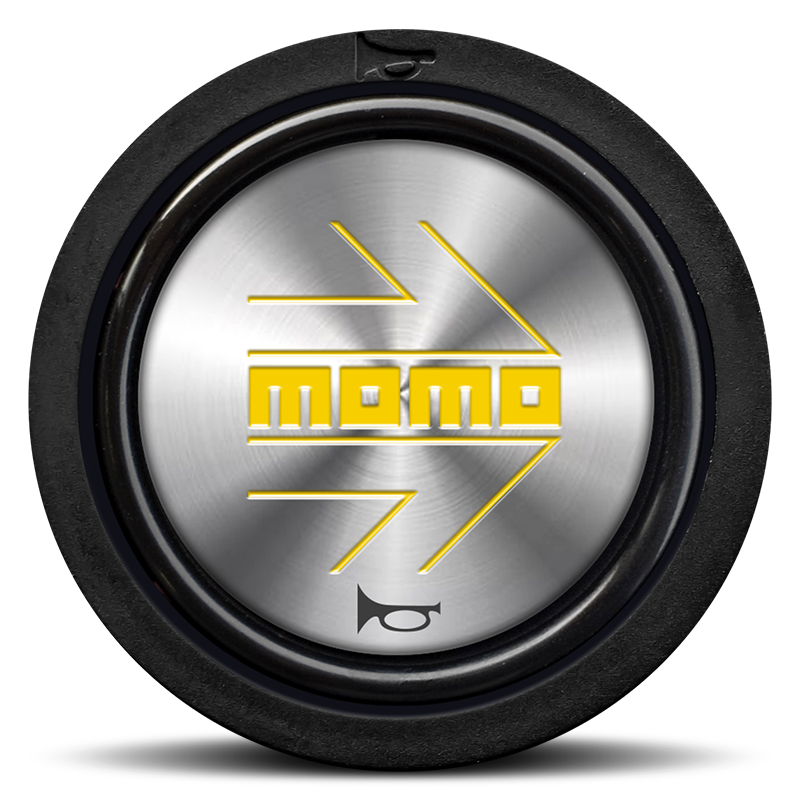 Momo Arrow Signalhornsknapp - Silver