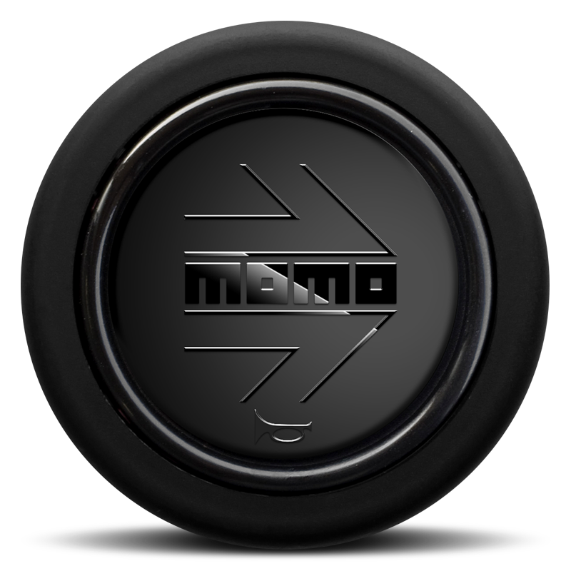 Momo Arrow Black Edition Signalhornsknapp - Svart