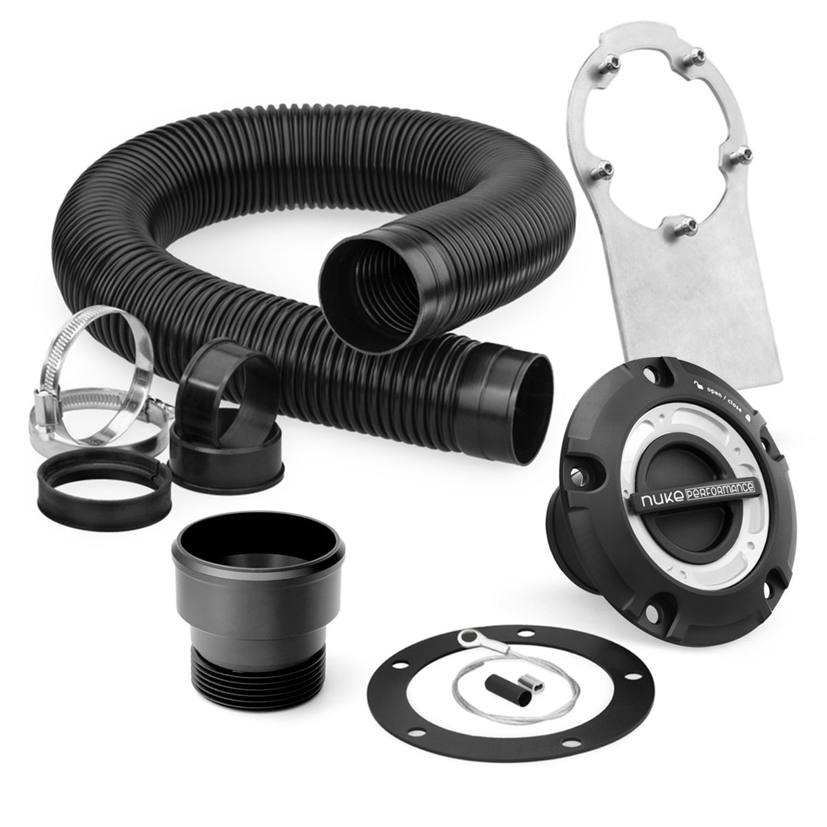 Nuke Fuel Filler Cap + Hose Kit För CFC Unit, Monteringsfäste