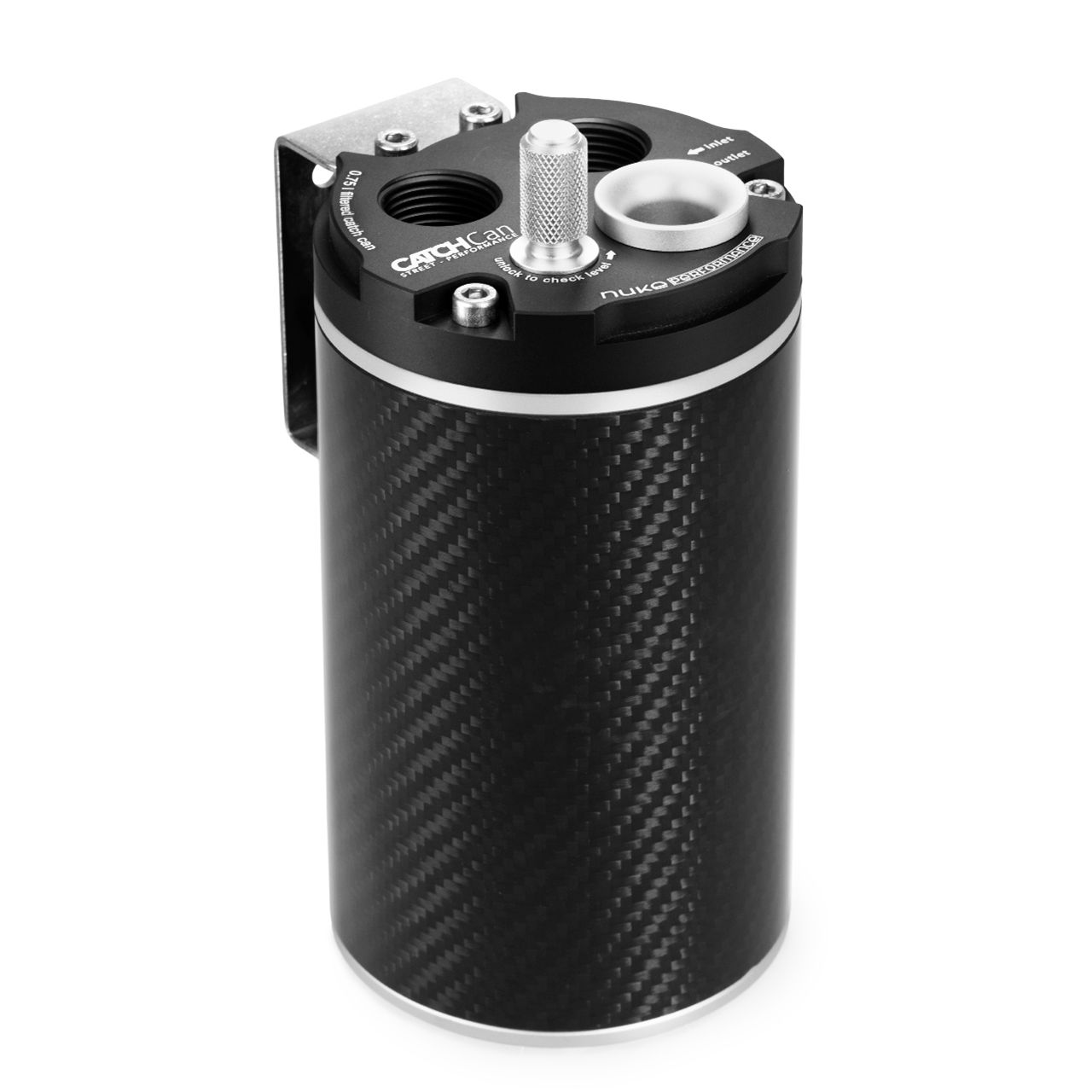 Nuke Carbon Oil Catch Can 0.75 Liter, Glossy