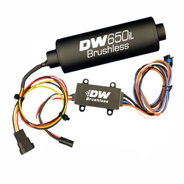 Deatschwerks DW650iL Borstlös In-Line Bränslepump (Dual Speed)