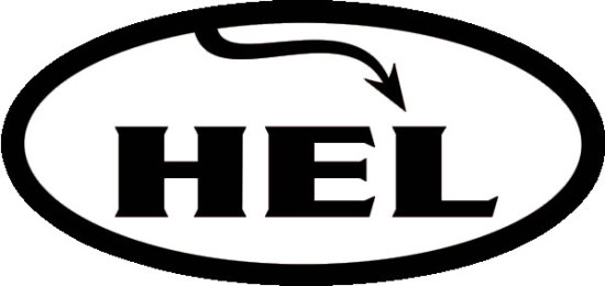 Dekal - HEL Rund - Svart