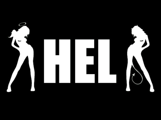 Dekal - HEL Ladies - Vit